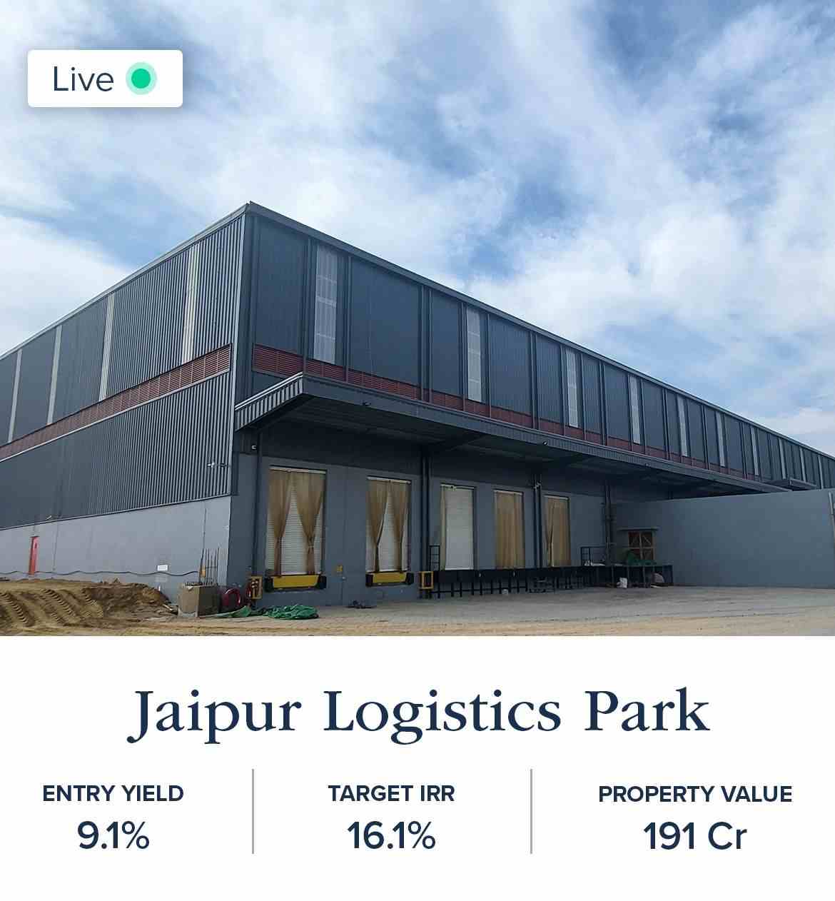 Jaipur Logistics home page banner